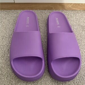 Purple Slide Sandals Slides
